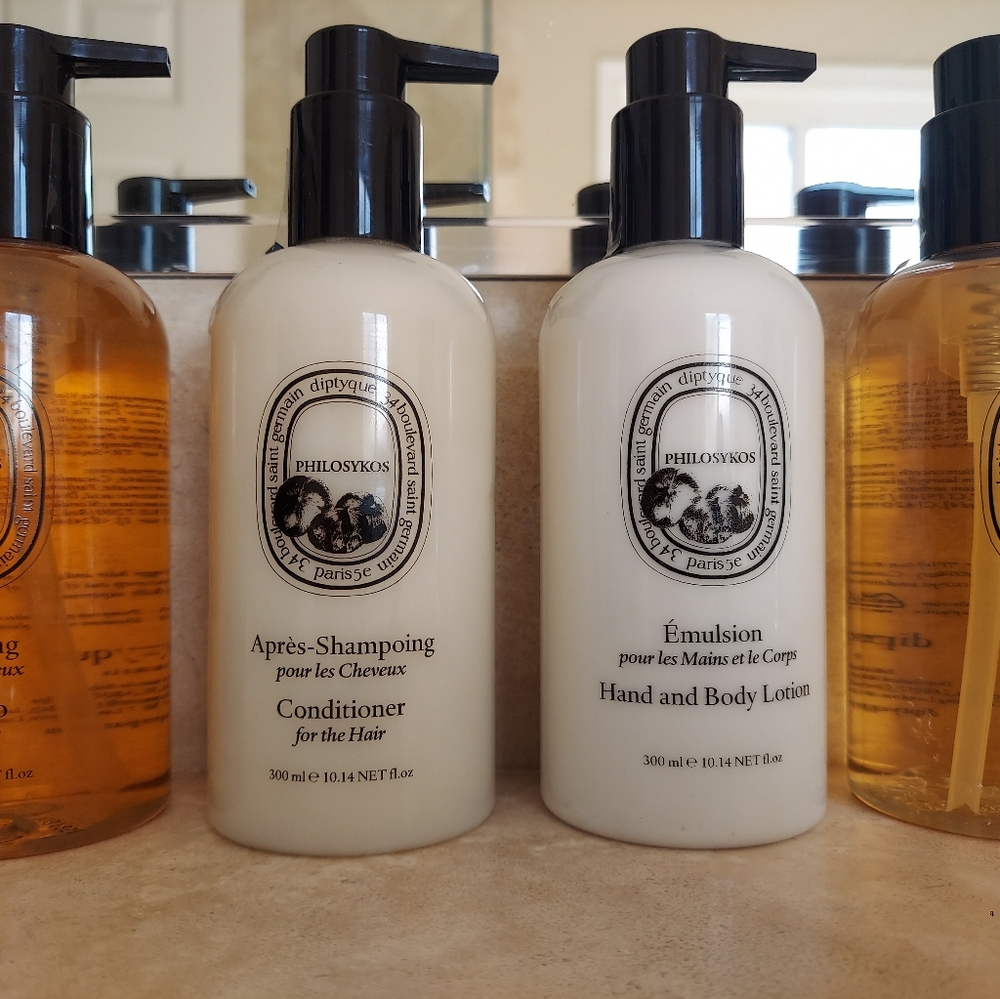 COPY - Philosykos Diptyque Bath Set Shampoo Conditioner Shower Gel Hand & Body …